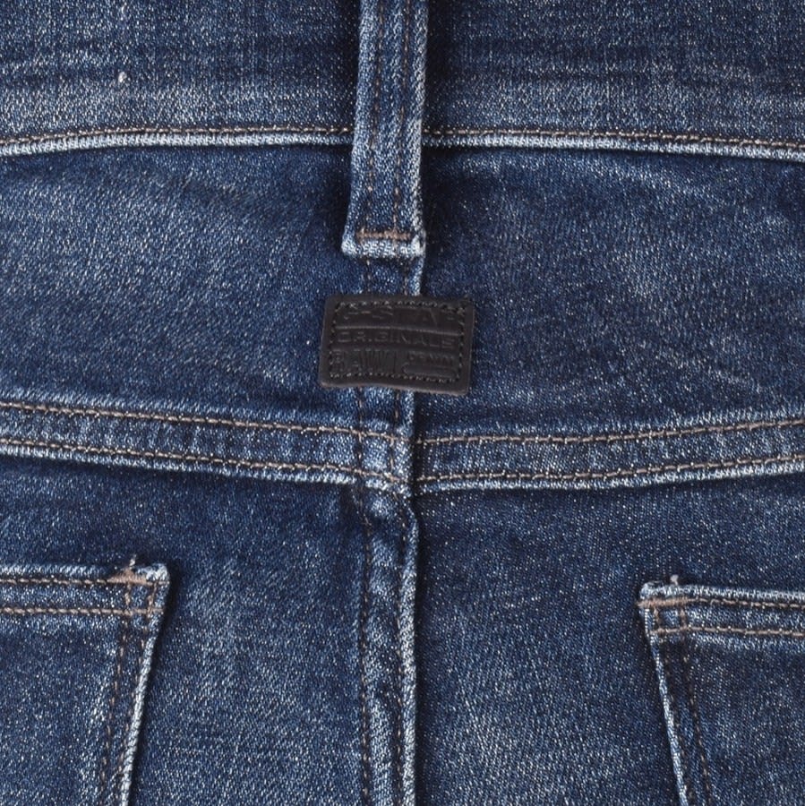 Alternative Image for ProductG Star Raw 5620 3D Zip knee Skinny Jeans Blue3