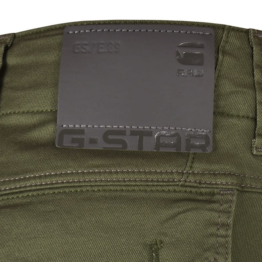 Alternative Image for ProductG Star Raw Zip Pocket 3D Skinny Cargo Green3