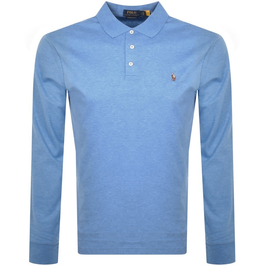 Ralph Lauren Slim Fit Polo T Shirt Blue | Mainline Menswear Ireland