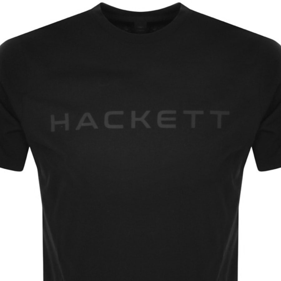Alternative Image for ProductHackett London Logo T Shirt Black2