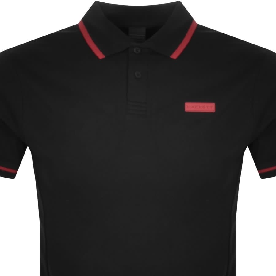 Alternative Image for ProductHackett Heritage Badge Polo T Shirt Black2