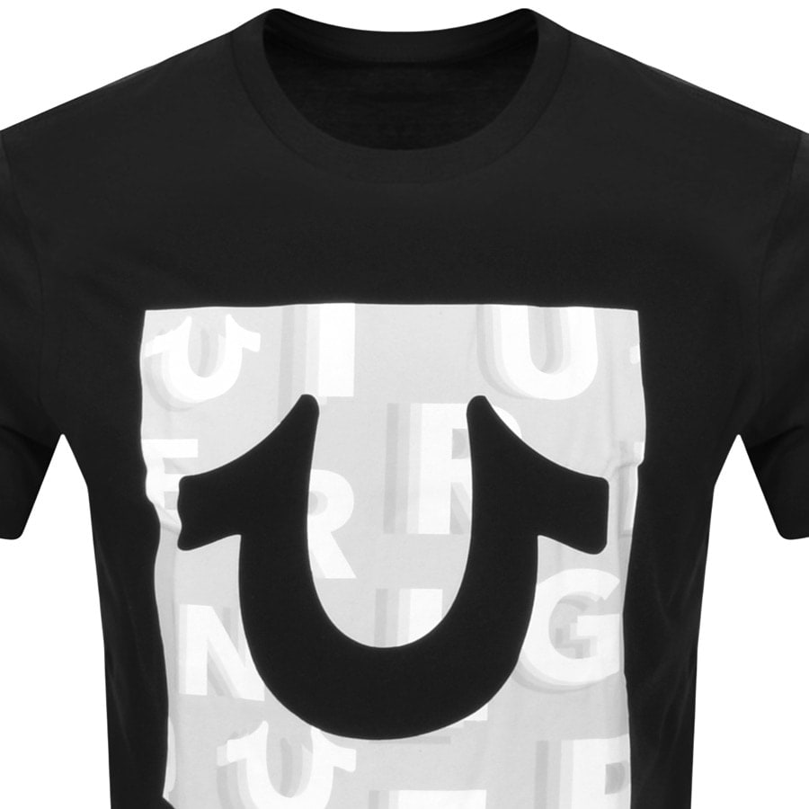 Alternative Image for ProductTrue Religion Relaxed Multiply T Shirt In Black2