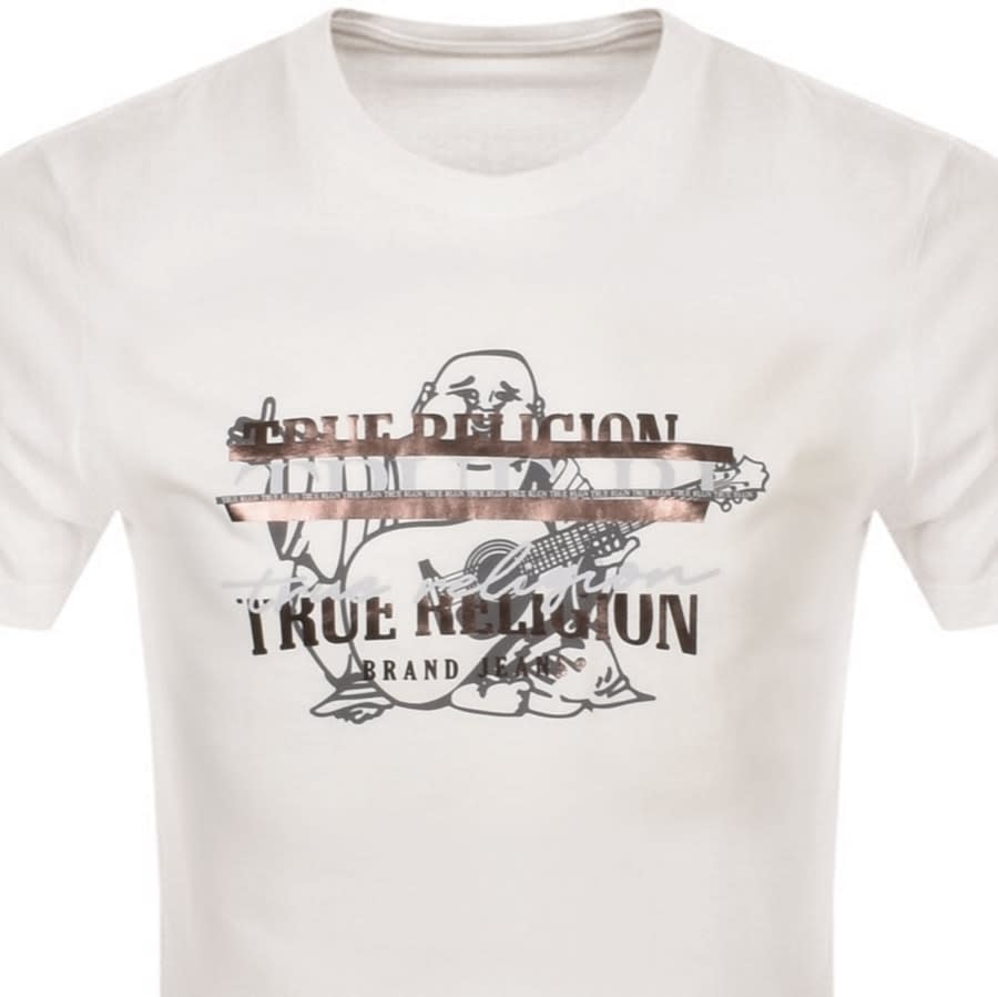 Alternative Image for ProductTrue Religion Buddha Overt Logo T Shirt White2