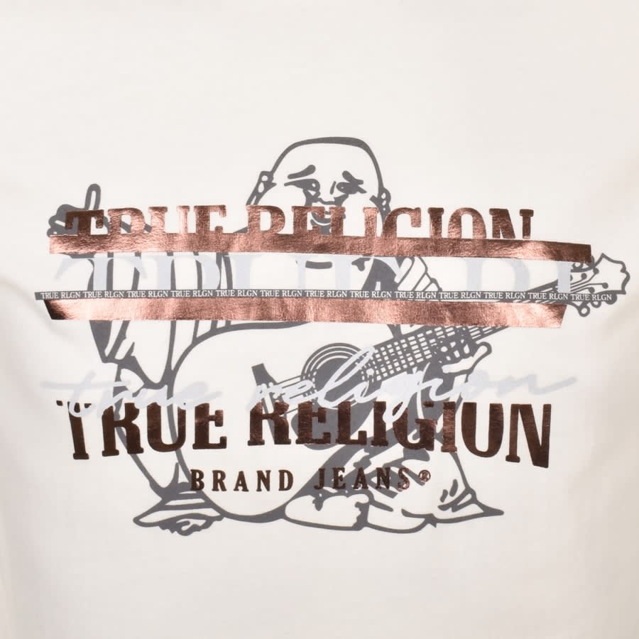 Alternative Image for ProductTrue Religion Buddha Overt Logo T Shirt White3