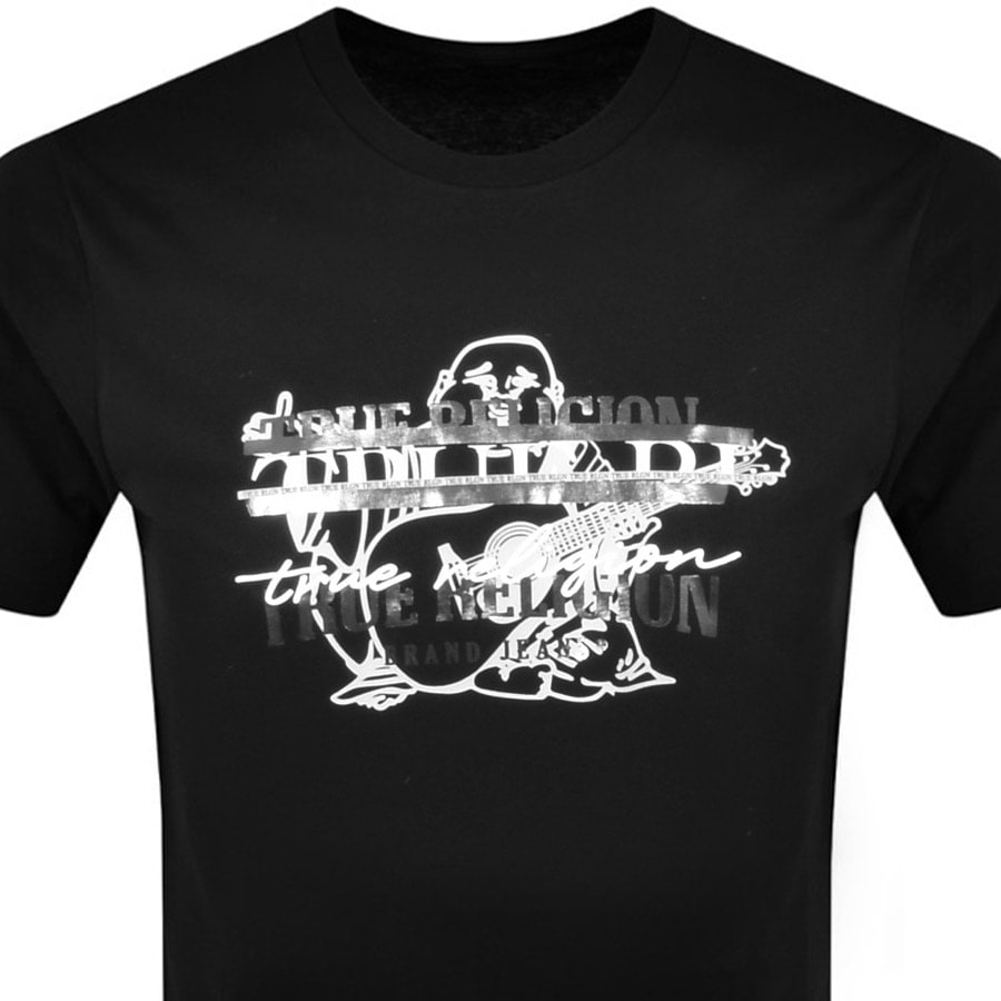 Alternative Image for ProductTrue Religion Buddha Overt Logo T Shirt Black2