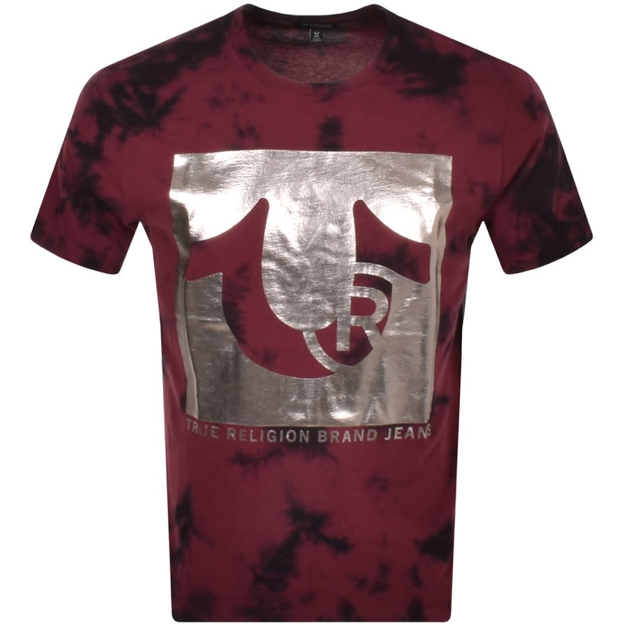 Main Product Image for True Religion Registered Tie Dye T Shirt Burgundy