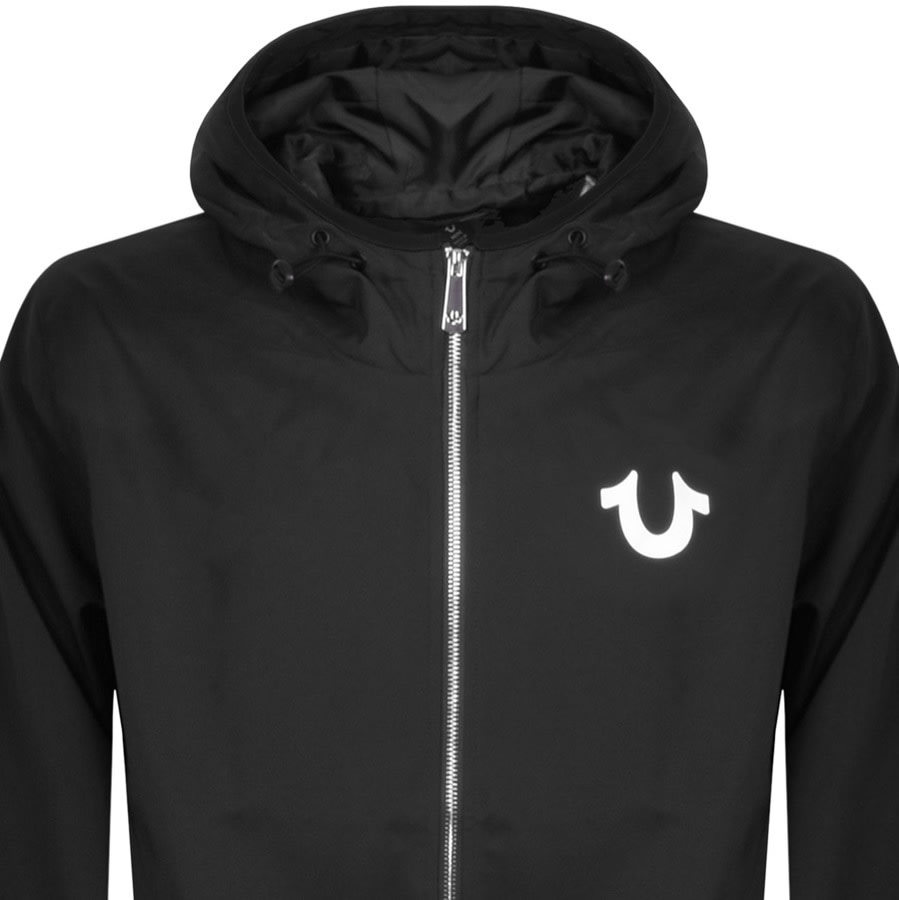 Alternative Image for ProductTrue Religion Hooded Windbreaker Jacket Black2