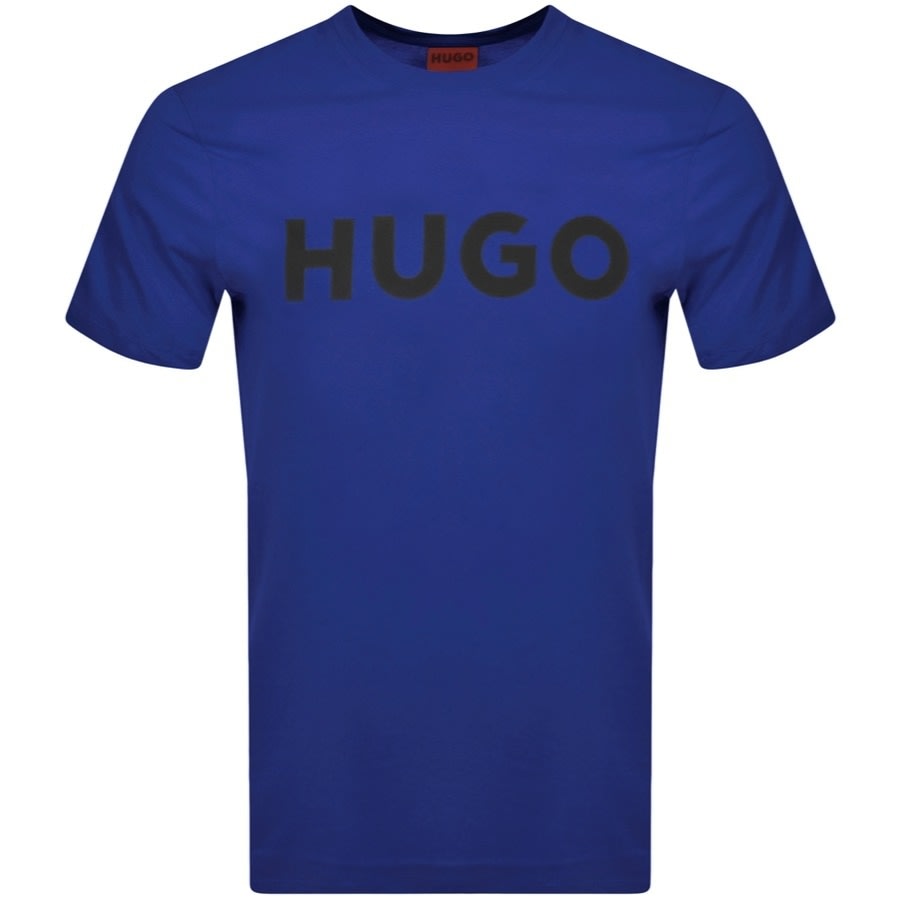 Alternative Image for ProductHUGO Dulivio Crew Neck T Shirt Blue1