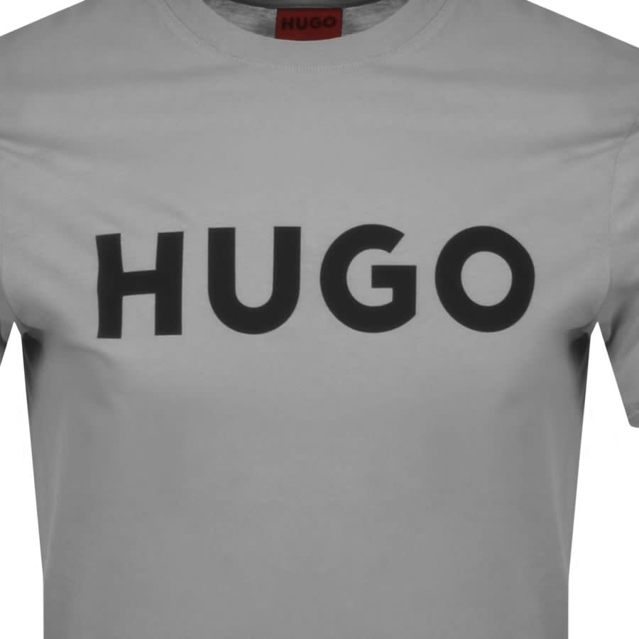 Alternative Image for ProductHUGO Dulivio Crew Neck T Shirt Grey3