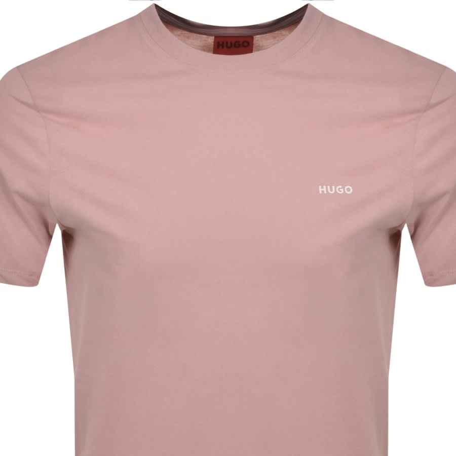 Alternative Image for ProductHUGO Dero222 Crew Neck Short Sleeve T Shirt Pink2