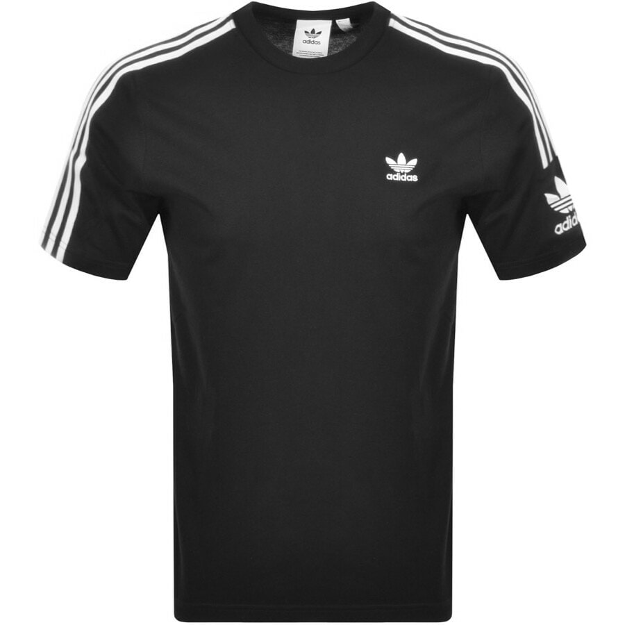 adidas Originals Tech 3 Stripe T Shirt Black | Mainline Menswear United ...