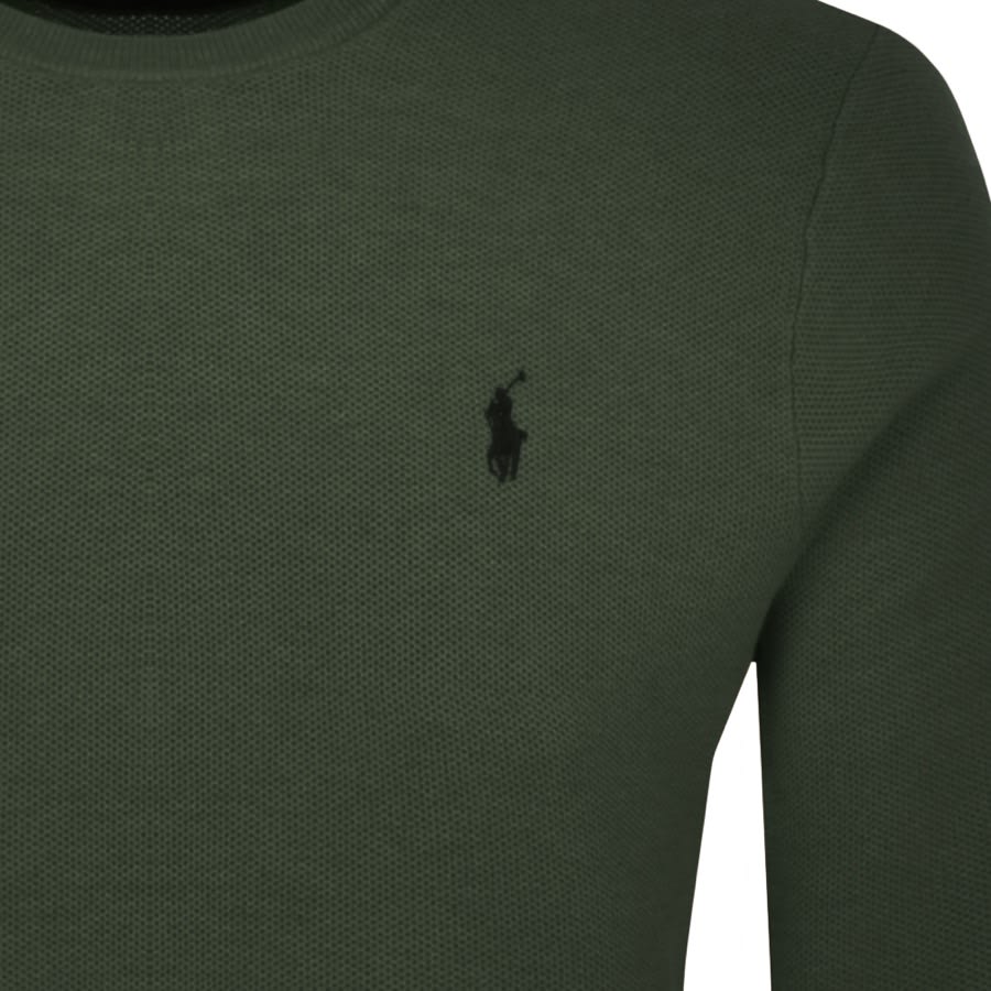 Ralph lauren hot sale waffle jumper