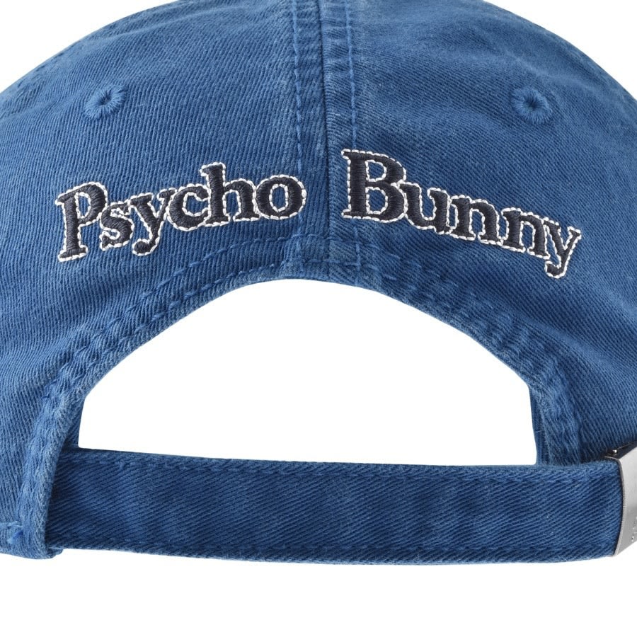 Alternative Image for ProductPsycho Bunny Sunleached Baseball Cap Blue3