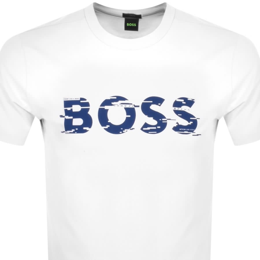 Alternative Image for ProductBOSS Tee 3 Short Sleeve T Shirt White2