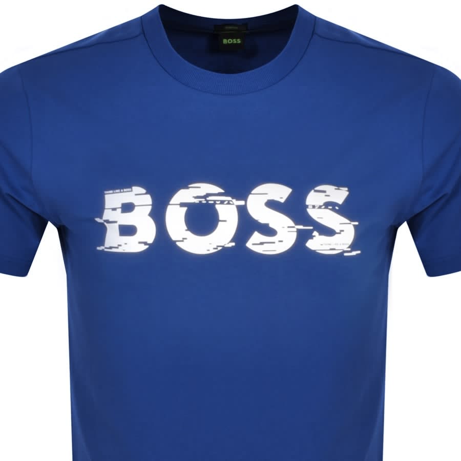 Alternative Image for ProductBOSS Tee 3 Short Sleeve T Shirt Blue2