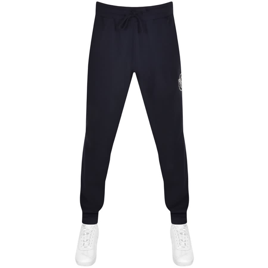 Emporio armani lightweight 2025 lounge tracksuit navy