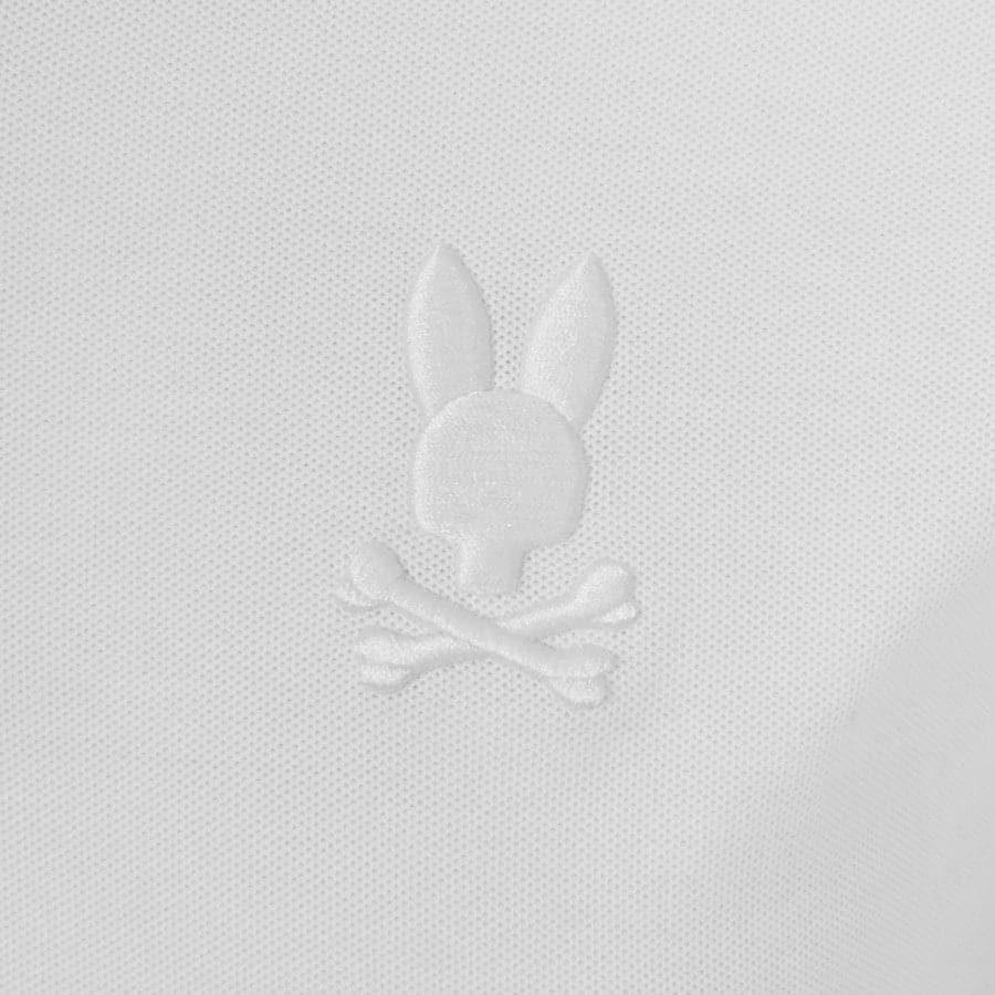 Alternative Image for ProductPsycho Bunny Logo Short Sleeve Polo Shirt White3