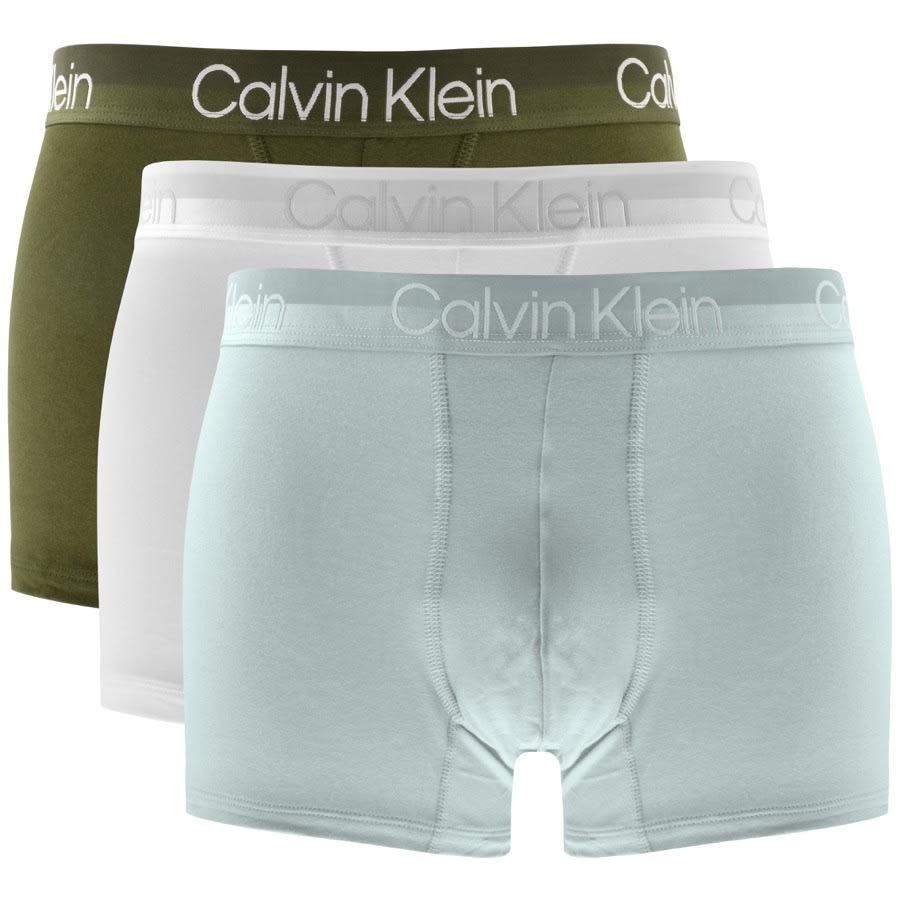Calvin Klein Underwear Three Pack Trunks White | Mainline Menswear United  States