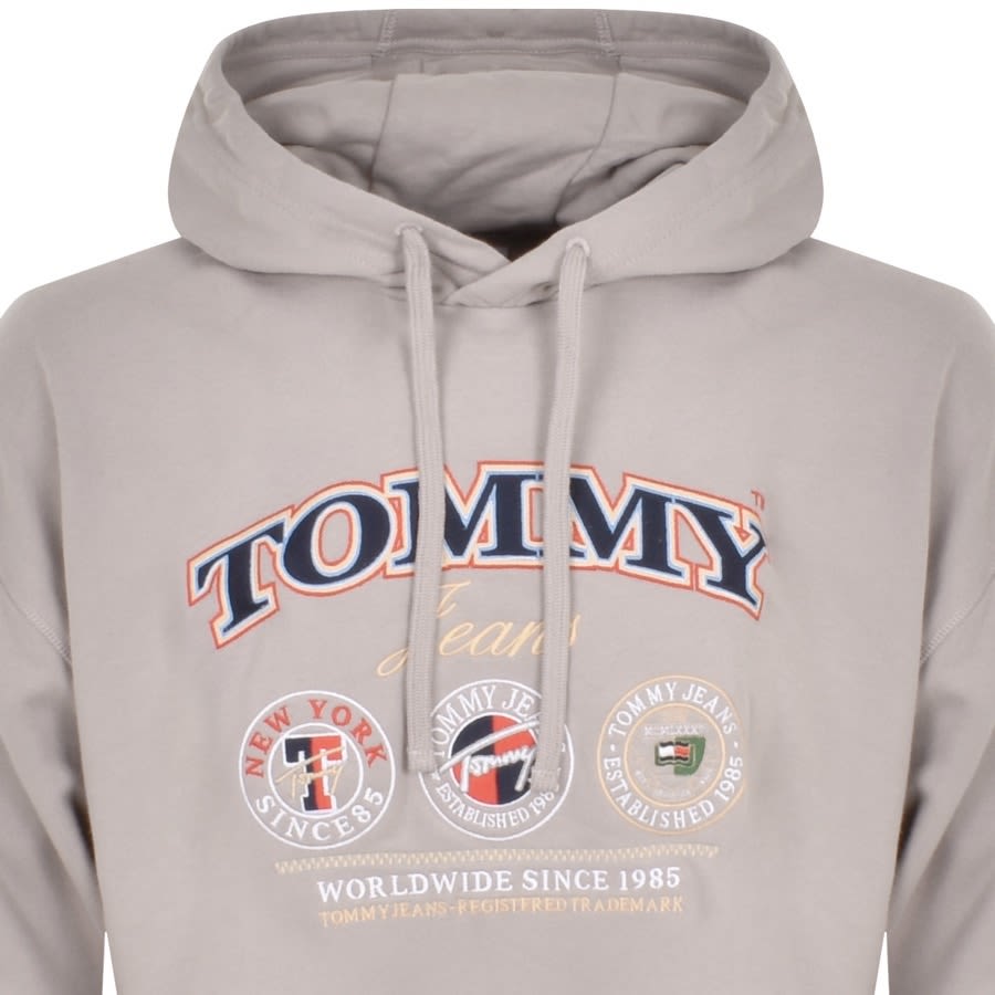 Tommy Jeans Skater Mainline Hoodie Luxe United Grey States Menswear 