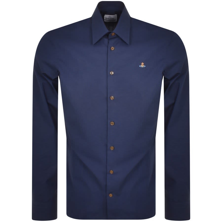 Main Product Image for Vivienne Westwood Ghost Long Sleeved Shirt Navy