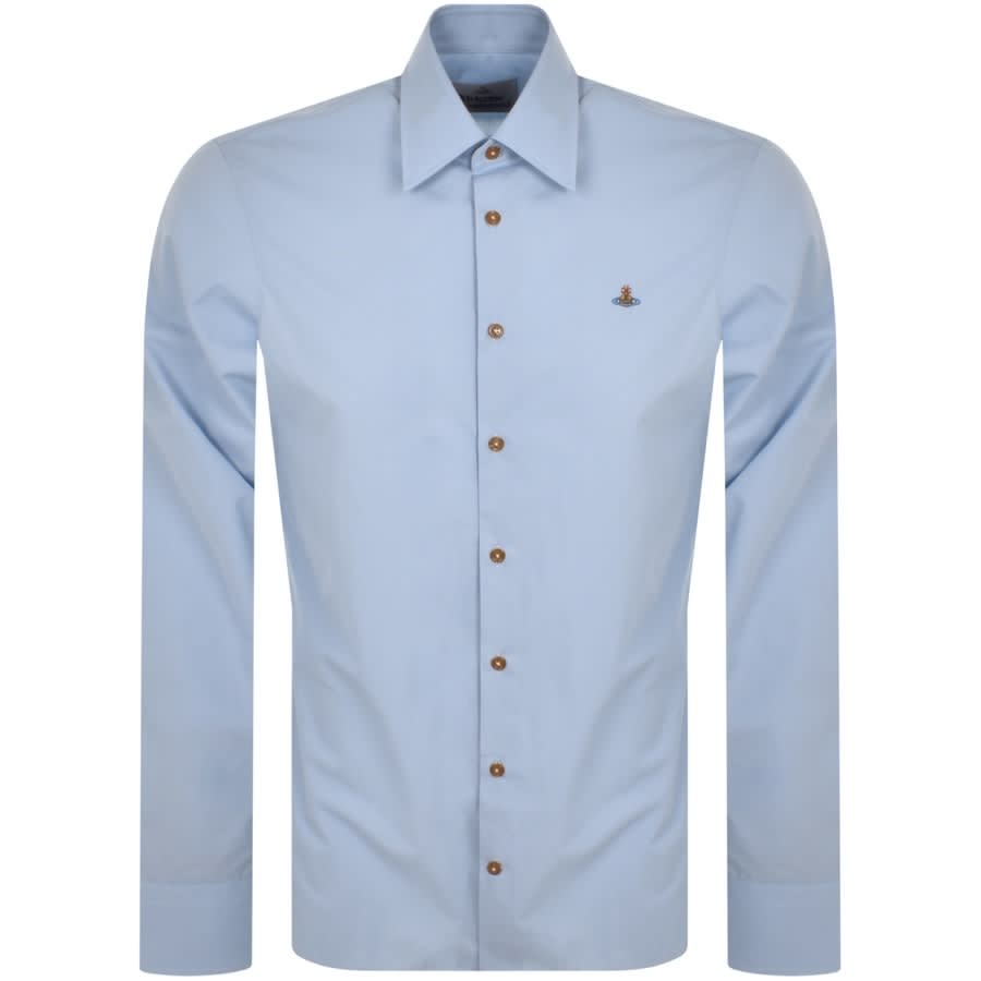 Alternative Image for ProductVivienne Westwood Ghost Long Sleeved Shirt Blue2