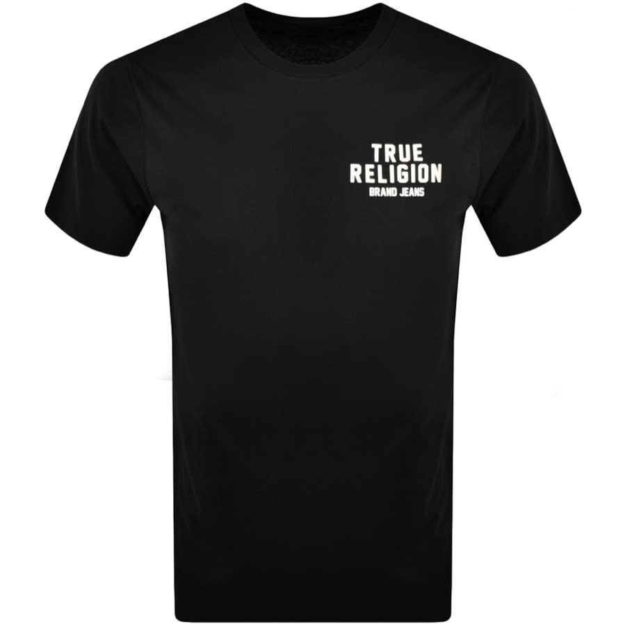 Alternative Image for ProductTrue Religion Triple Logo T Shirt Black2