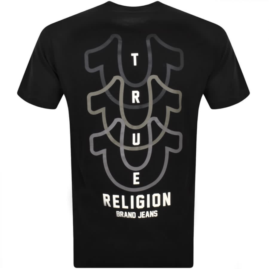 Alternative Image for ProductTrue Religion Triple Logo T Shirt Black3