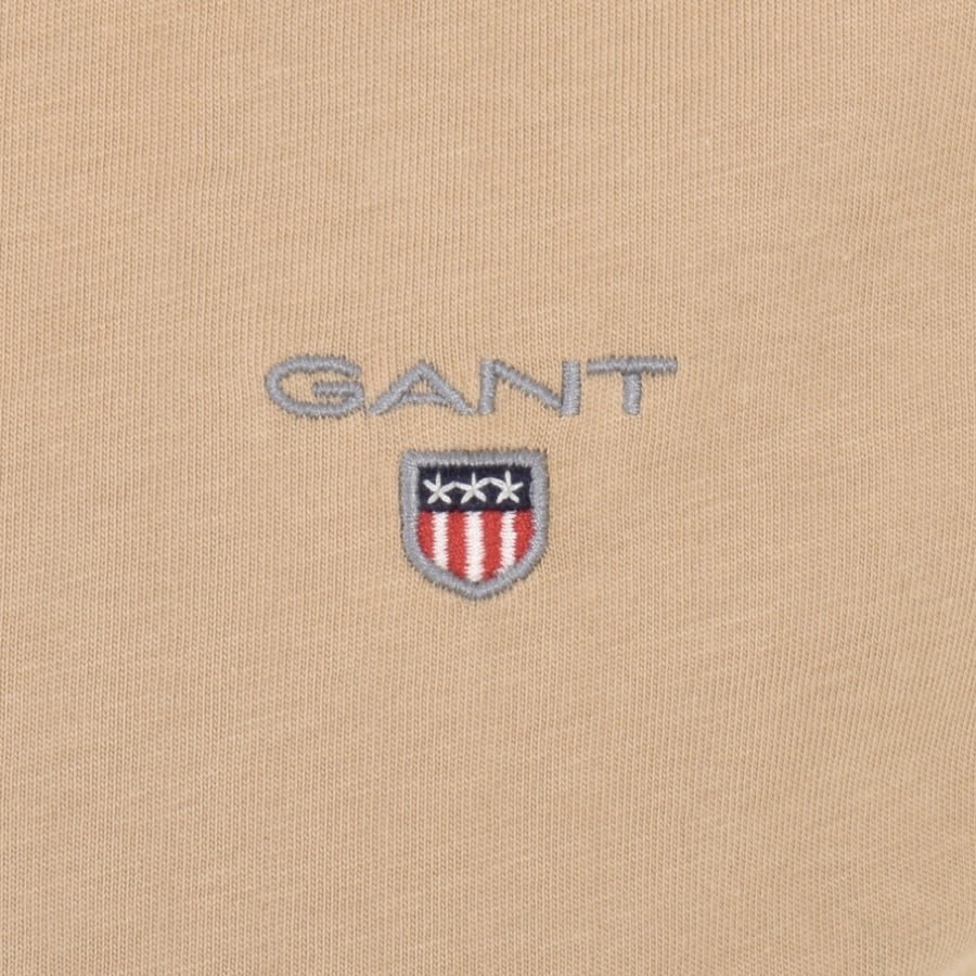 Alternative Image for ProductGant Original Short Sleeve T Shirt Beige3