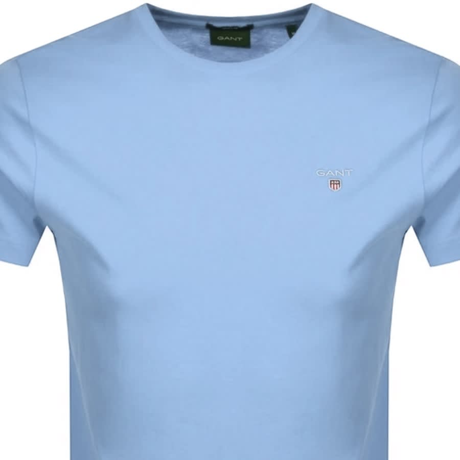 Alternative Image for ProductGant Original Short Sleeve T Shirt Blue2