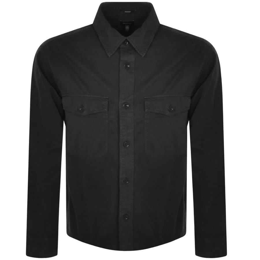 Gant Light Twill Overshirt Jacket Black | Mainline Menswear