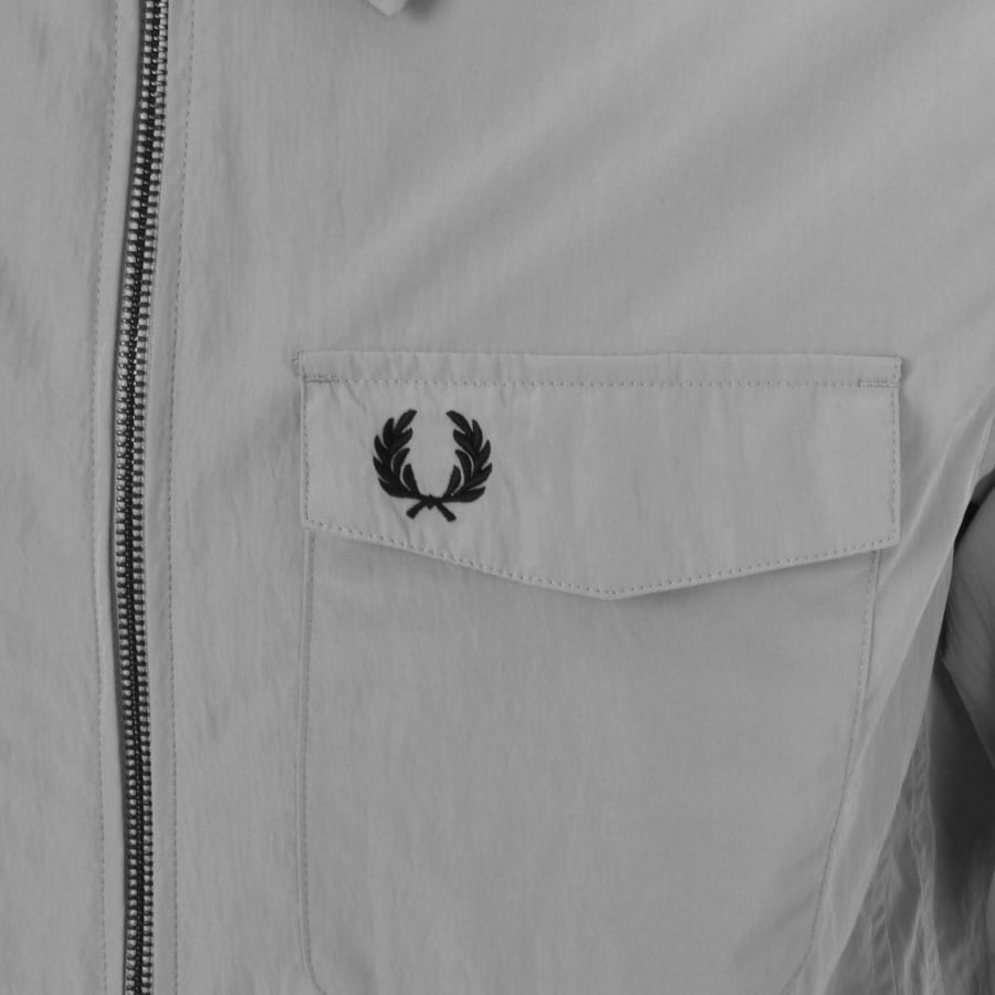 Alternative Image for ProductFred Perry Pocket Overshirt Grey3