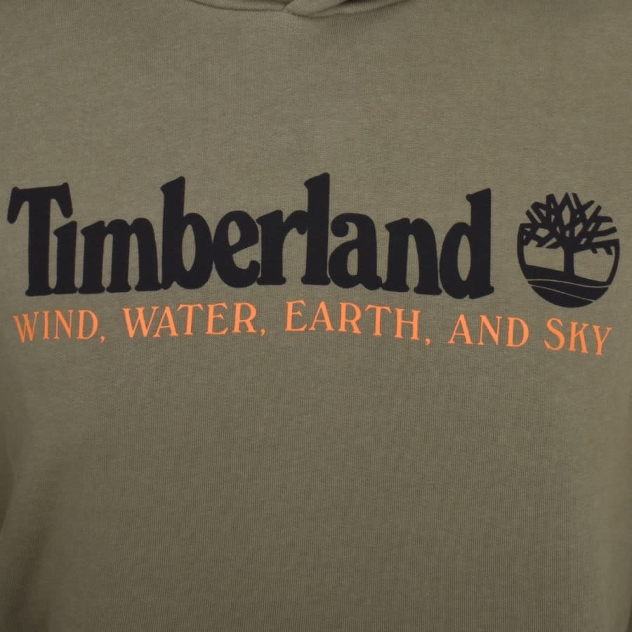 Alternative Image for ProductTimberland WWES Logo Hoodie Green3