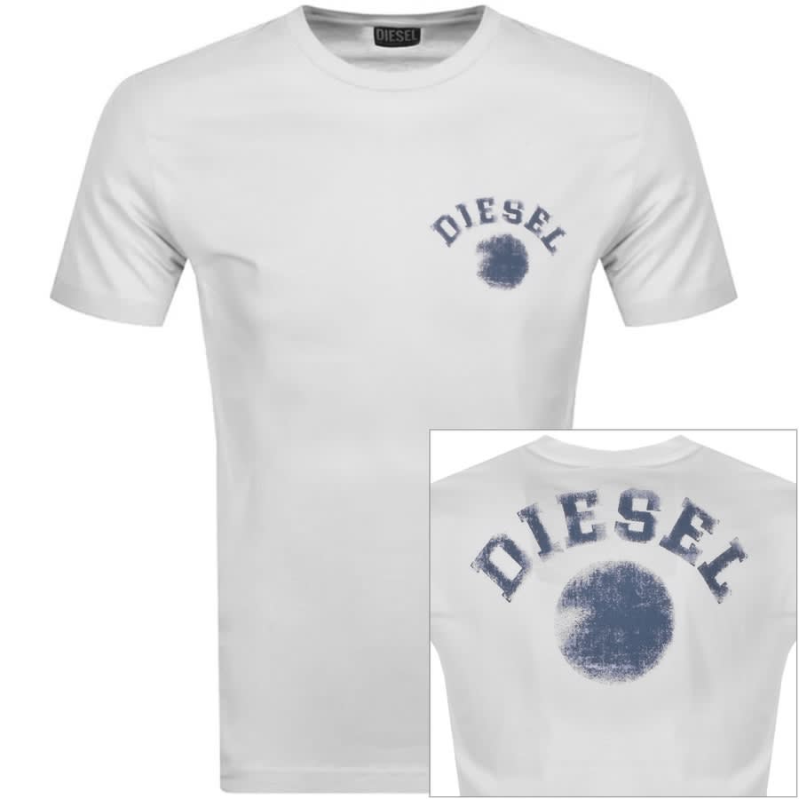 Verheugen transmissie breken Diesel T Just K3 Short Sleeved T Shirt White | Mainline Menswear United  States