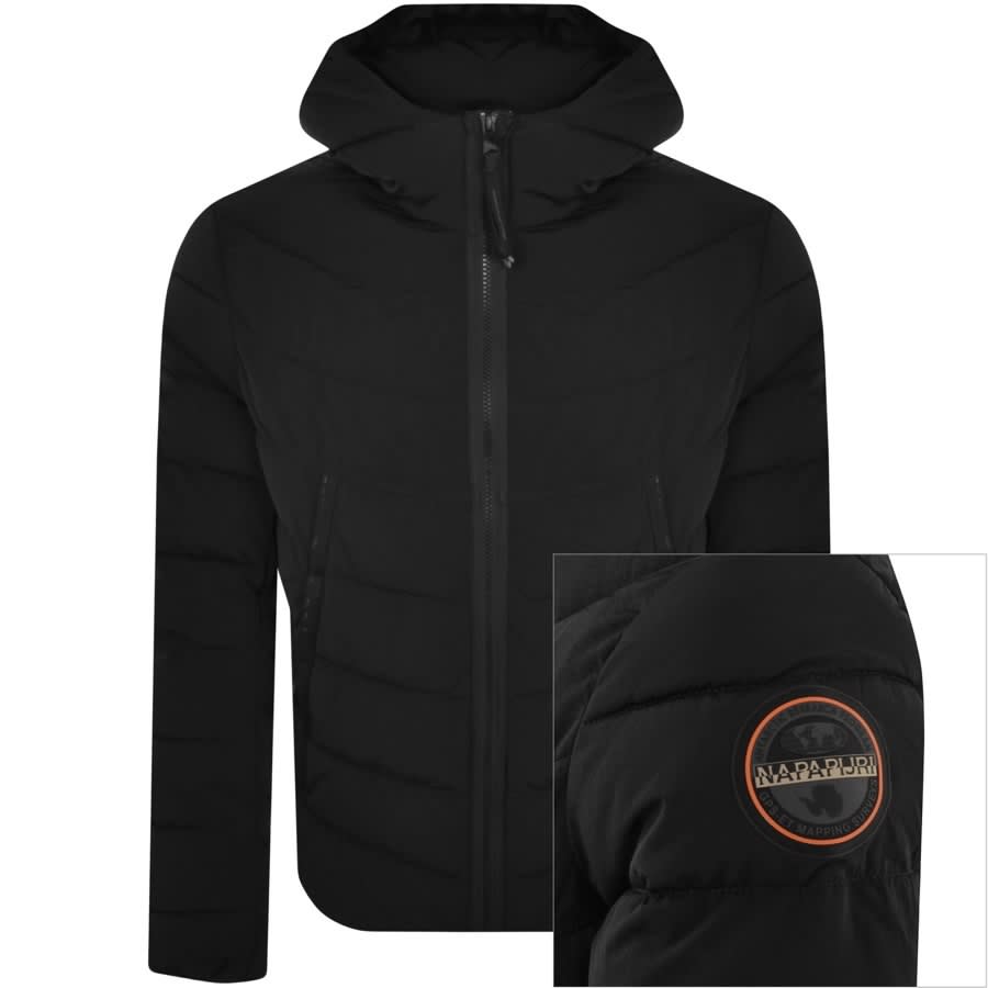 Napapijri Ambato Zip Jacket Black | Mainline Menswear States