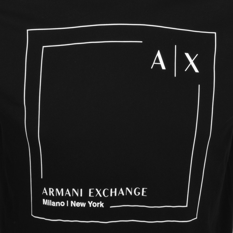 Armani Exchange Long Sleeve T Shirt Black Mainline Menswear United States