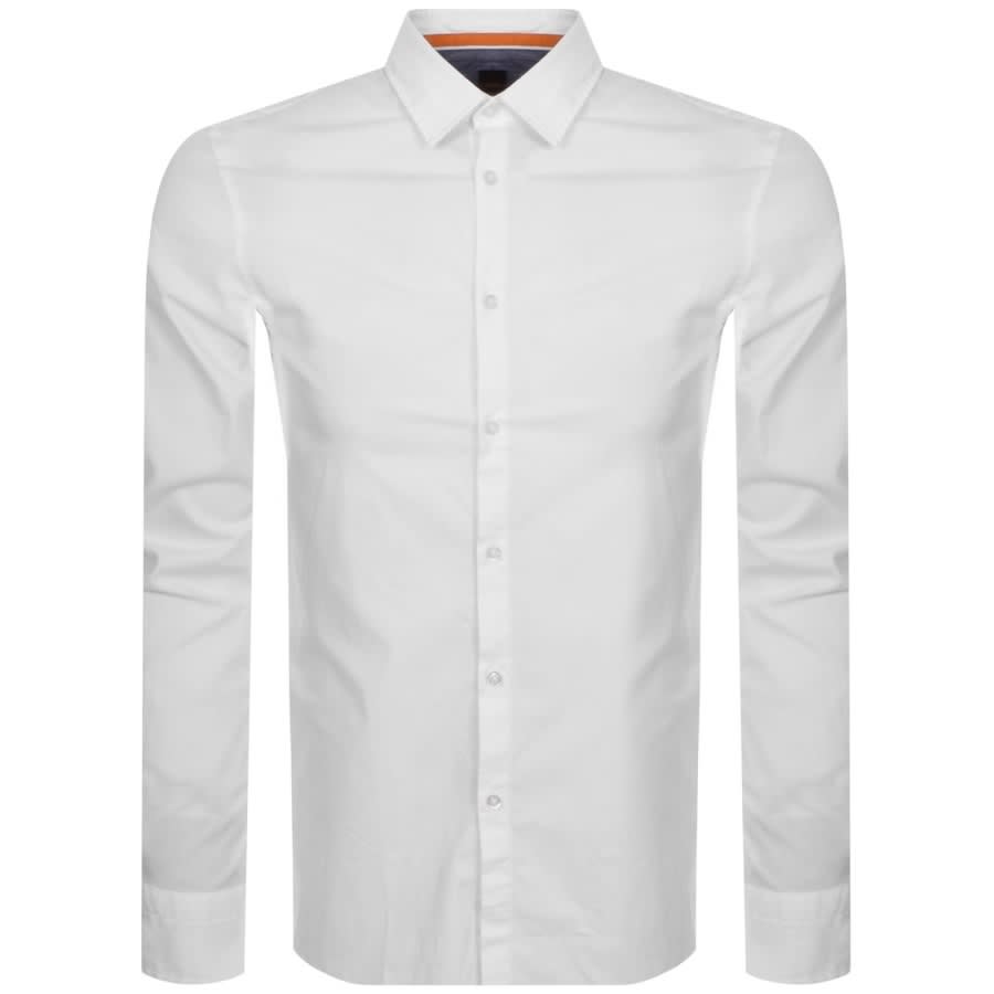Main Product Image for BOSS Magneton 2 Long Sleeved Shirt White