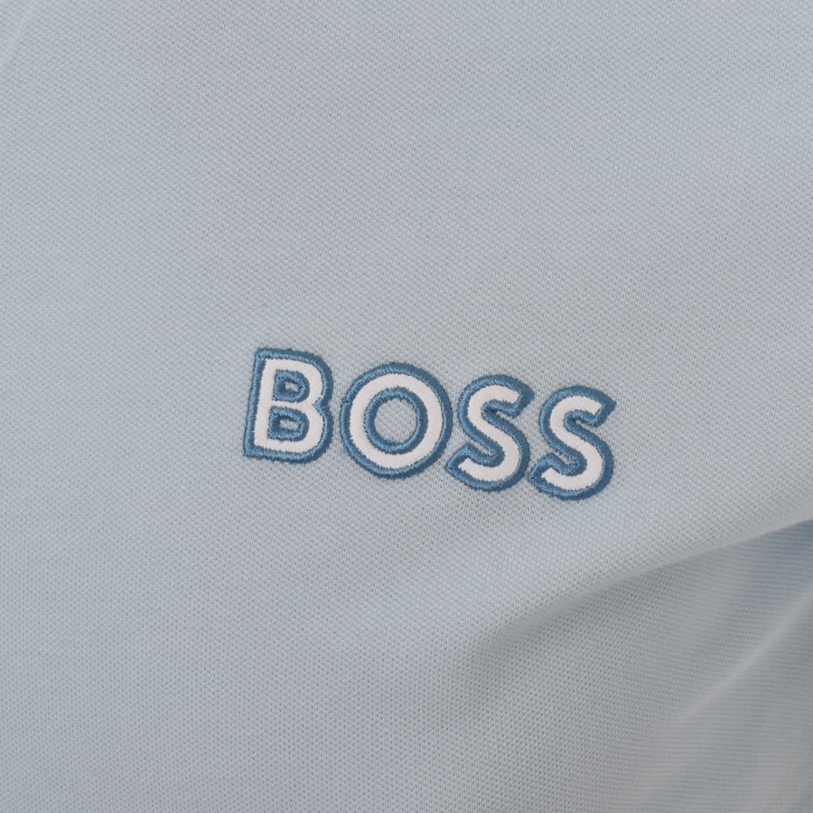 BOSS Pelogox Polo T Shirt Blue | Mainline Menswear