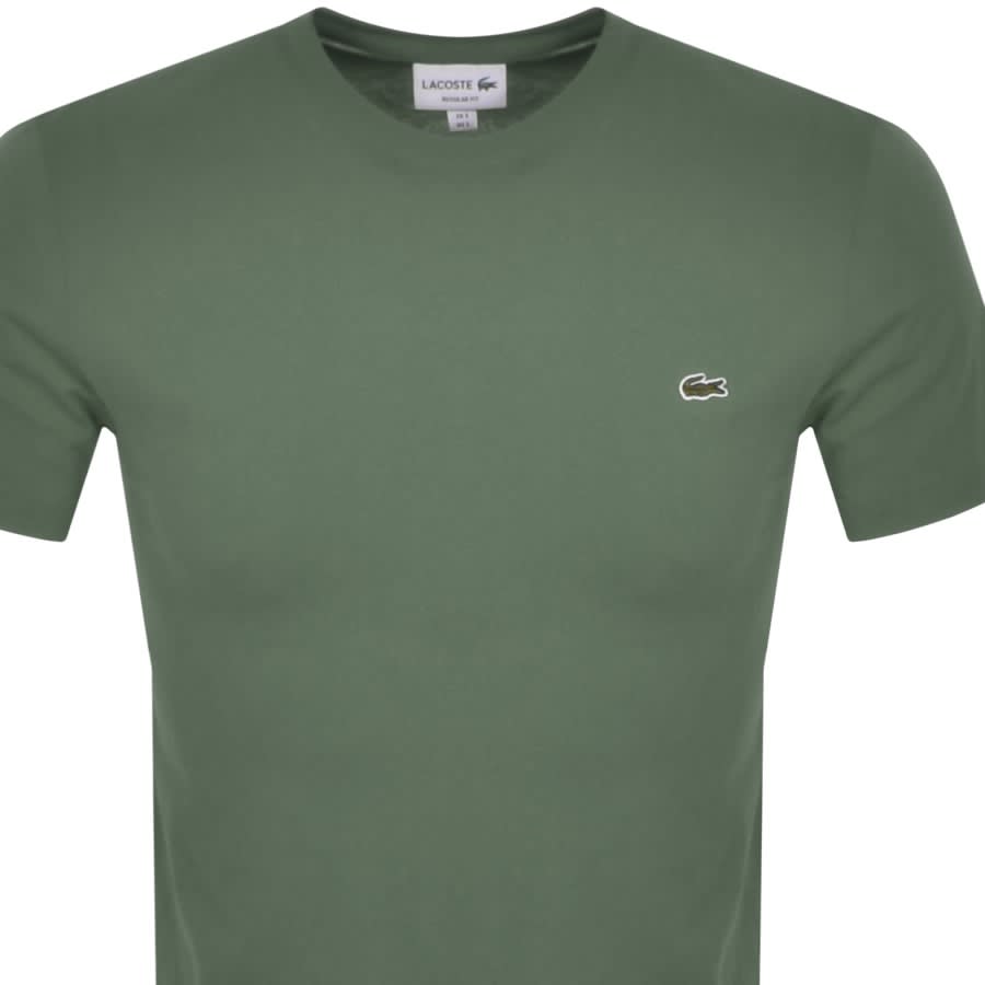 Ijsbeer Conclusie Onbevredigend Lacoste Crew Neck T Shirt Green | Mainline Menswear United States
