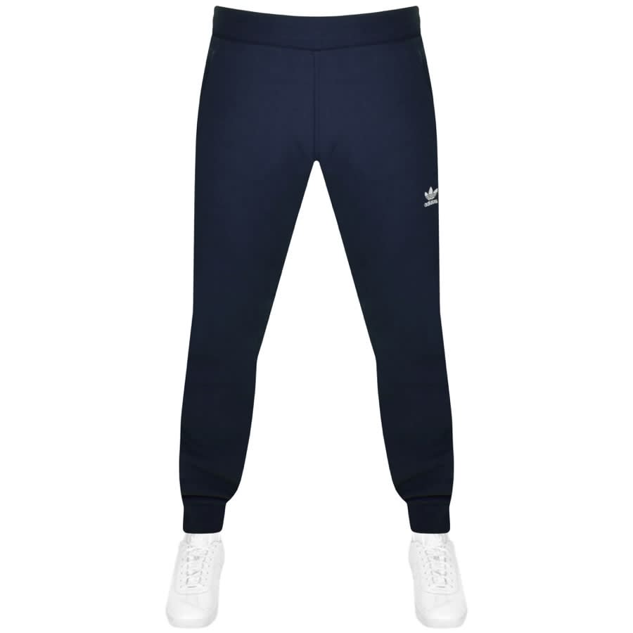 Adidas navy essential jogging bottoms store