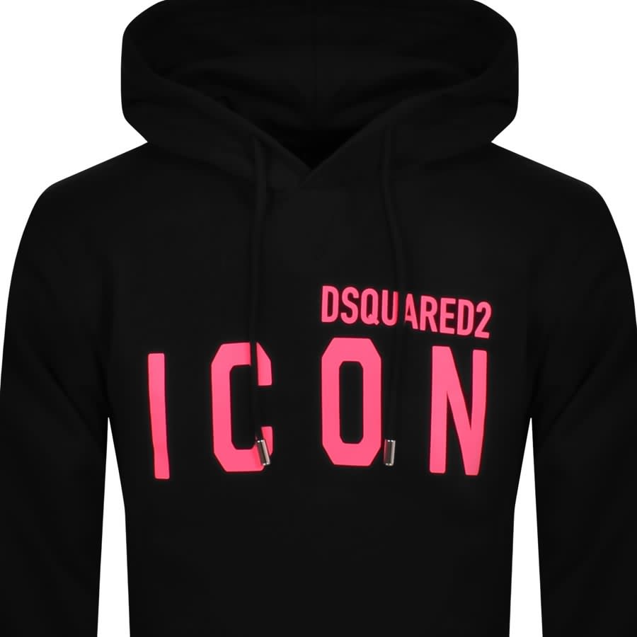 Alternative Image for ProductDSQUARED2 Logo Pullover Hoodie Black2