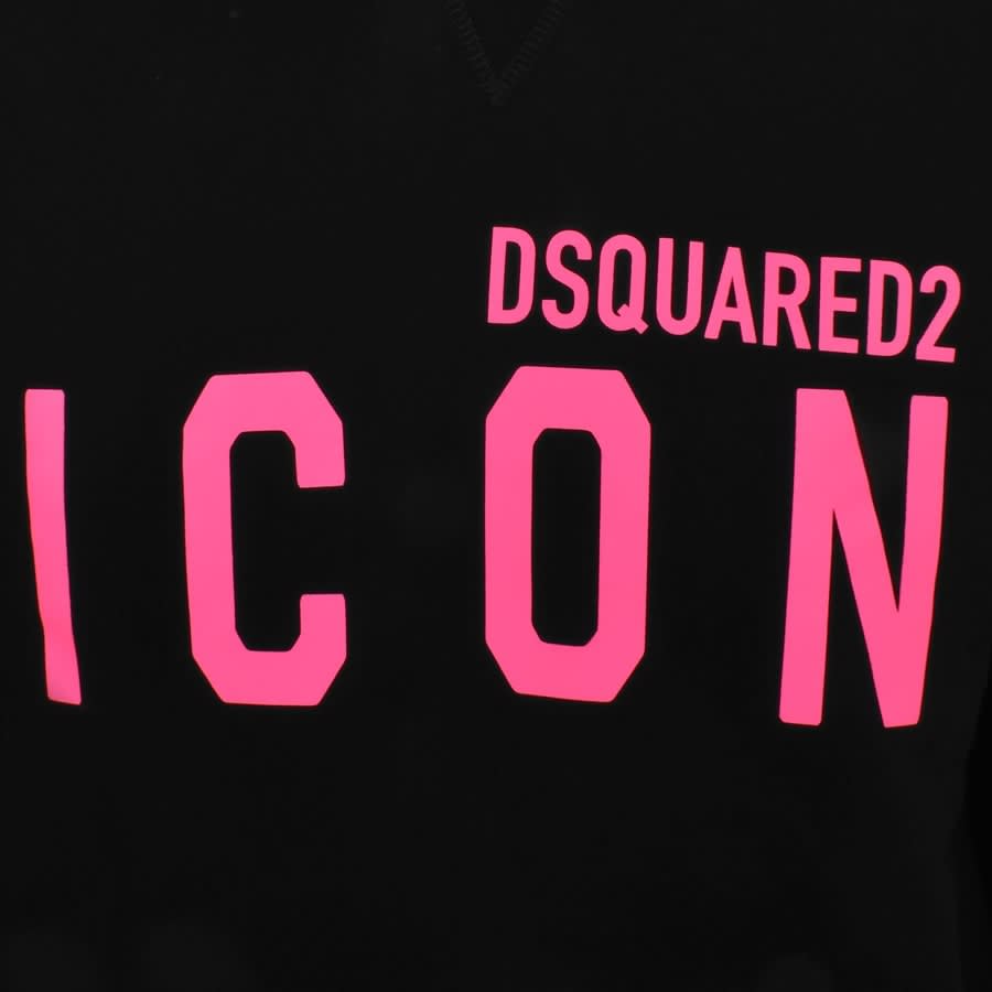 Alternative Image for ProductDSQUARED2 Logo Pullover Hoodie Black3