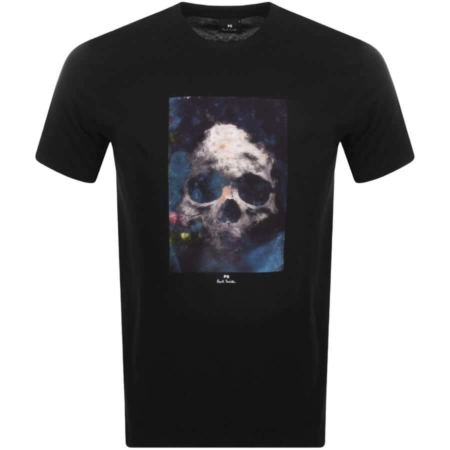 PS By Paul Smith Skull Logo T Shirt Black | Mainline Menswear