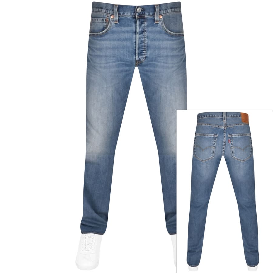 501 Original Fit Jeans Light Wash Blue Mainline