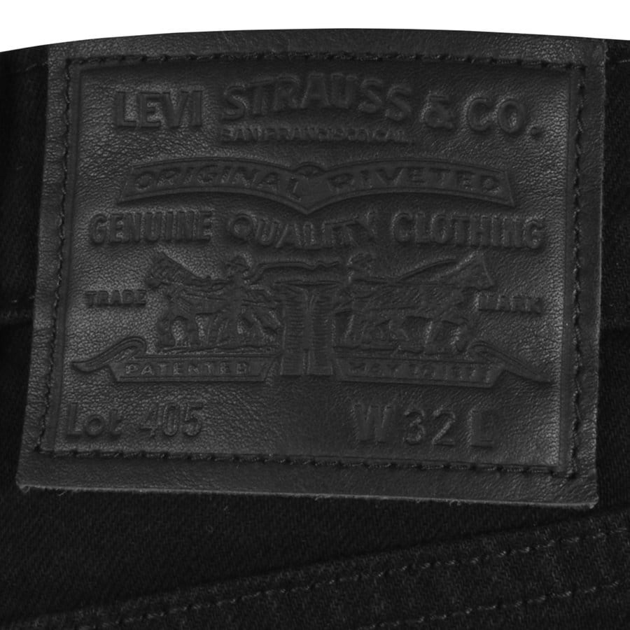 Alternative Image for ProductLevis Original Fit 405 Denim Shorts Black3