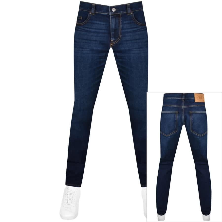 Diesel D 2021s Slim Jeans Dark Wash Blue | Mainline Menswear States