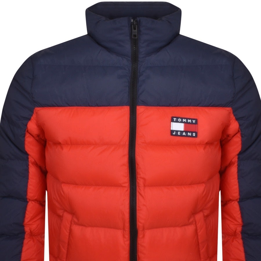 Alternative Image for ProductTommy Jeans Colourblock Jacket Red2