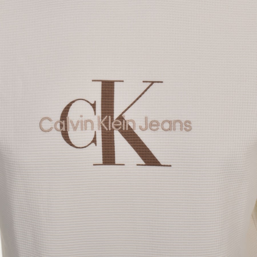 Alternative Image for ProductCalvin Klein Jeans Long Sleeve T Shirt White3