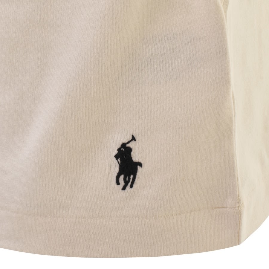 Alternative Image for ProductRalph Lauren Logo Long Sleeve T Shirt Cream3