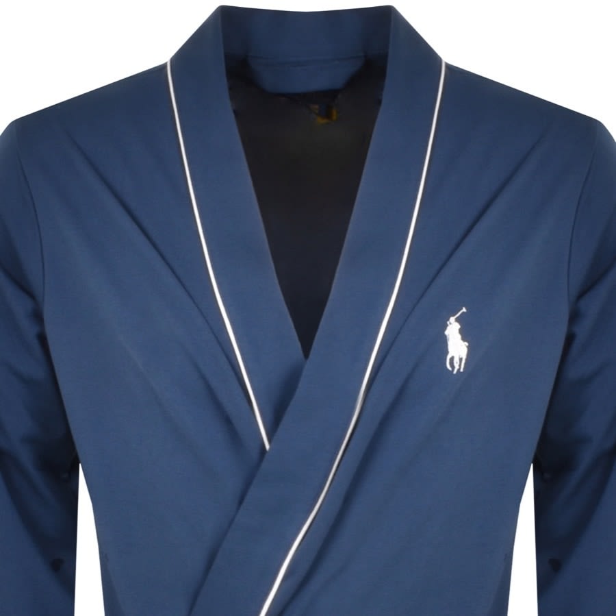 Alternative Image for ProductRalph Lauren Shawl Dressing Gown Blue2