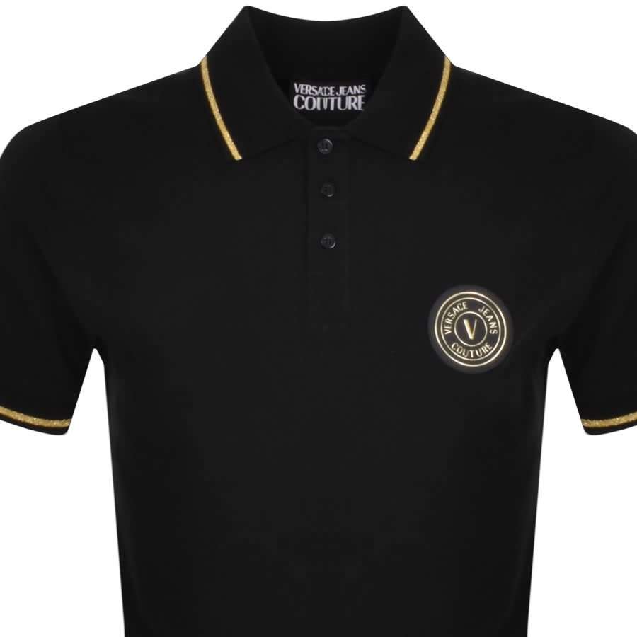 Alternative Image for ProductVersace Jeans Couture Polo T Shirt Black2